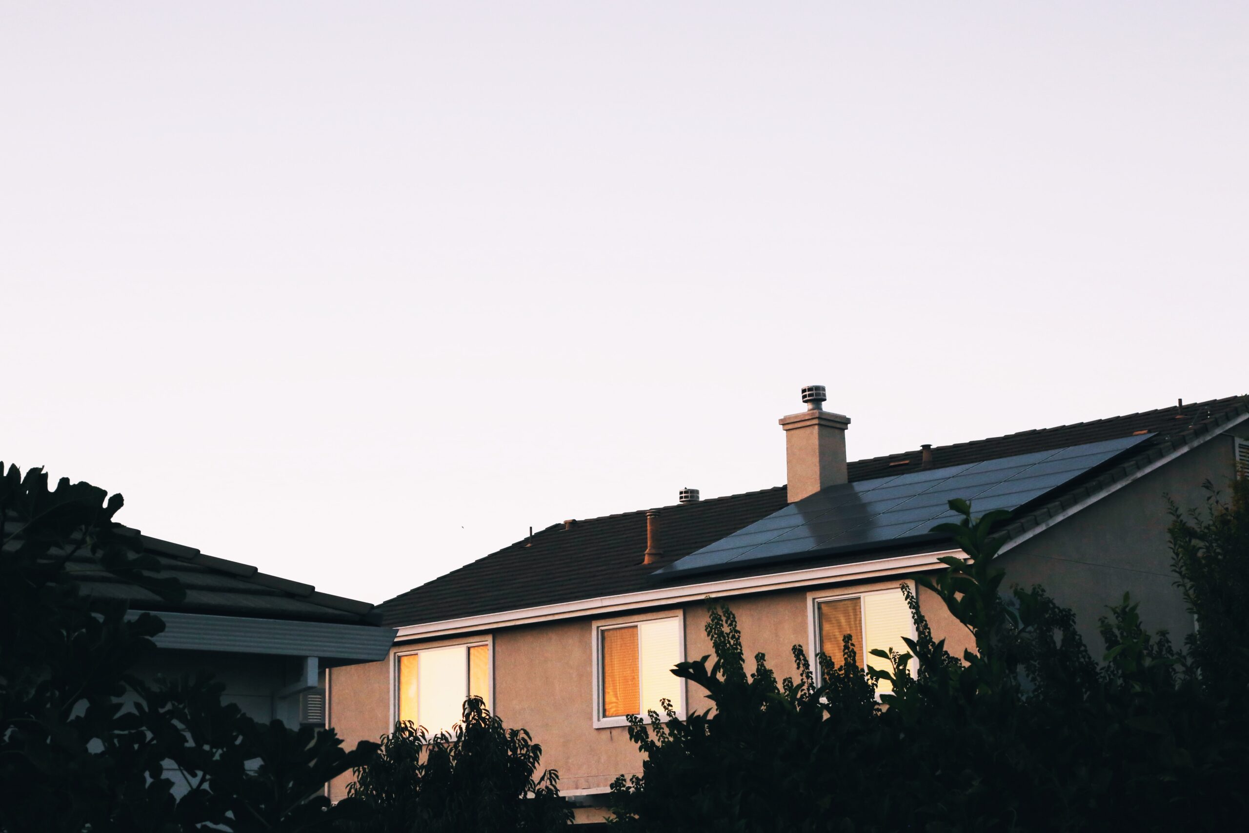 House with solar on it